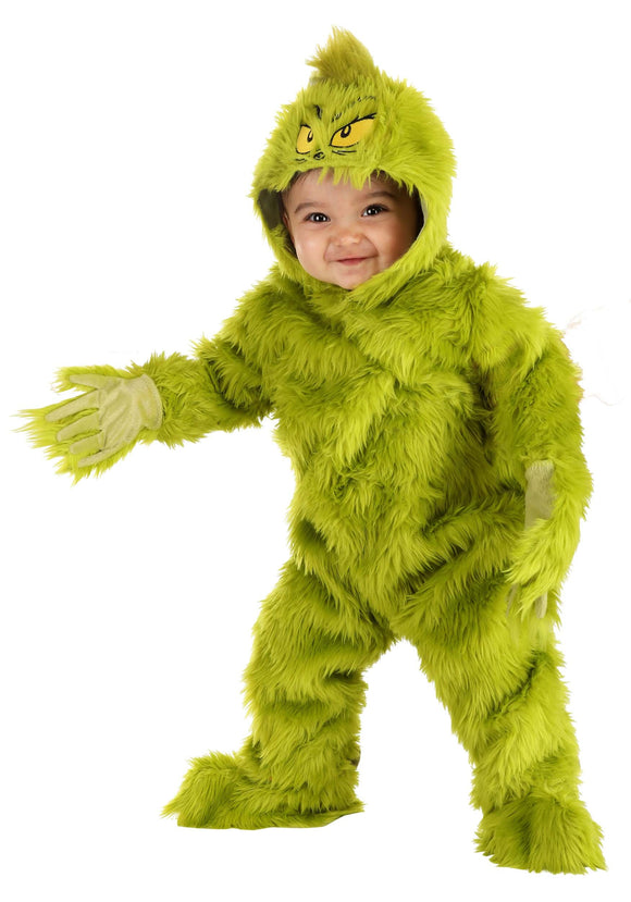 Classic Infant Grinch Jumpsuit Costume