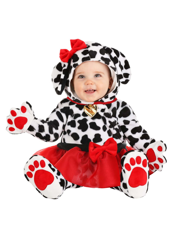 Soft Infant Dalmatian Tutu Costume