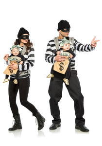 Newborn Robbery & Money Bag Costume