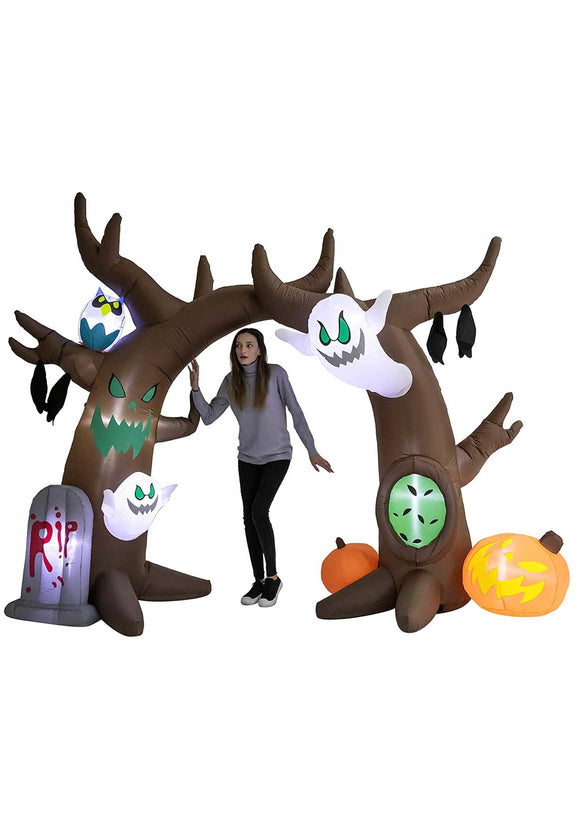 Inflatable 8 FT Scary Tree Archway Decor