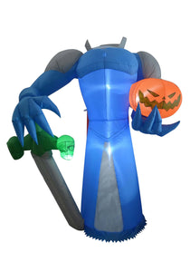 Inflatable 8 ft Headless Pumpkin Knight