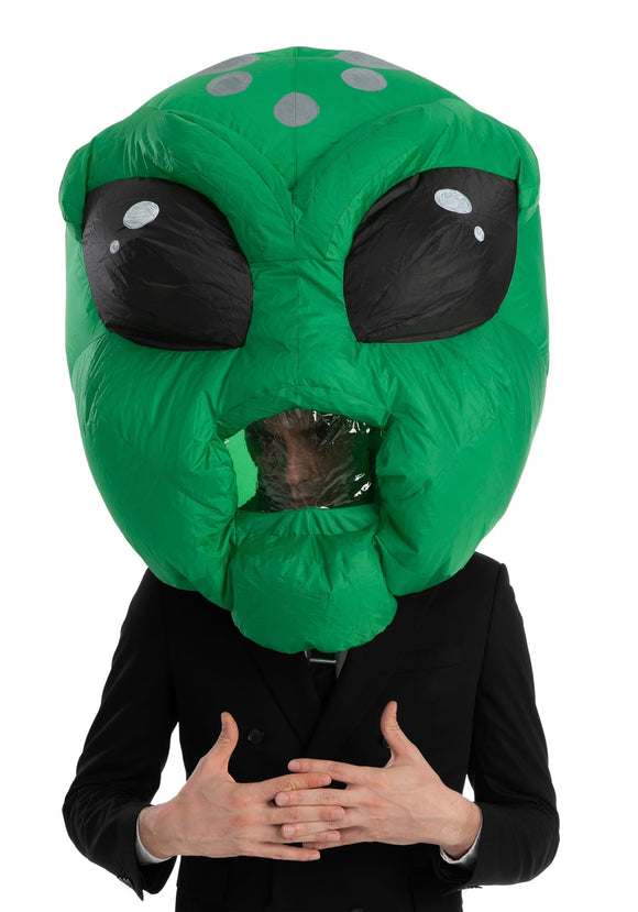 Inflatable Alien Bobblehead Mask
