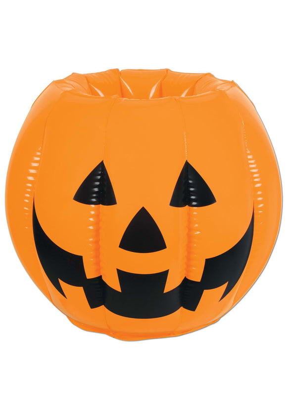 Inflatable Jack-O-Lantern Party Cooler