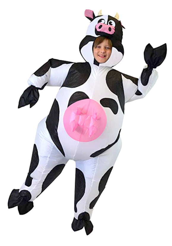 Inflatable Cow Kids Costume