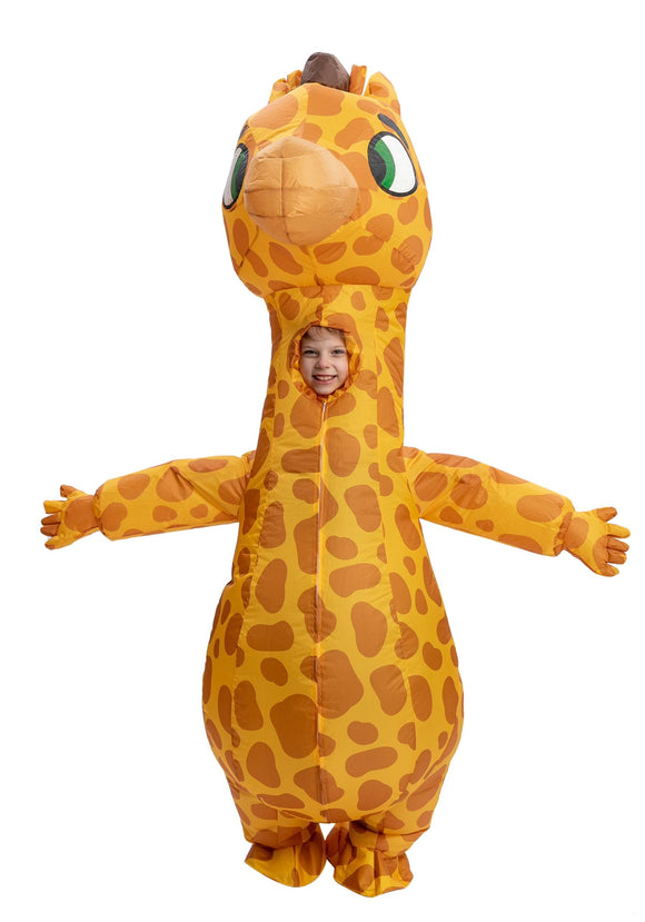 Kid's Inflatable Giraffe Costume