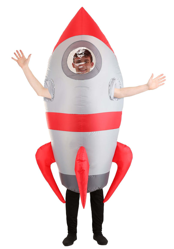 Adult Inflatable Rocket Ship Costume