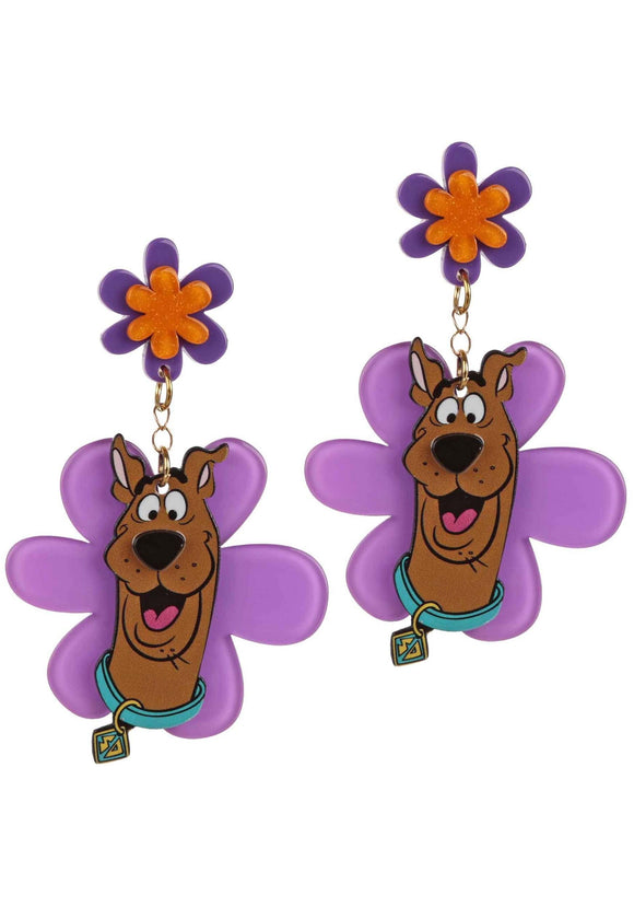 Irregular Choice Scooby Doo Purple Earrings