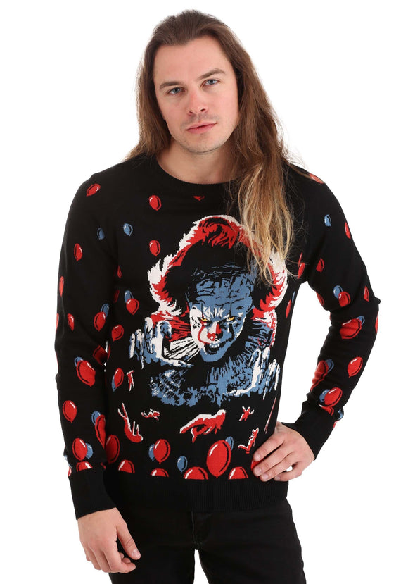 Adult IT (2019) Pennywise Halloween Sweater