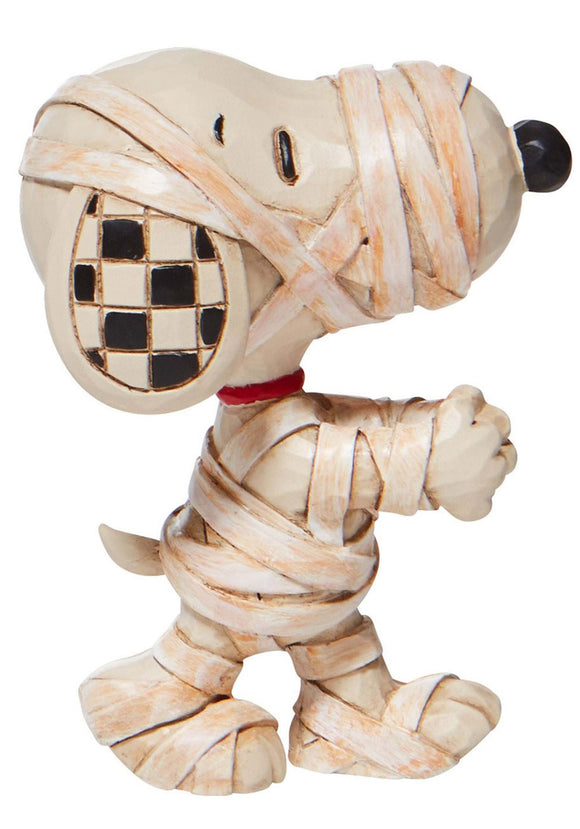 Mini Jim Shore Snoopy as Mummy Figurine