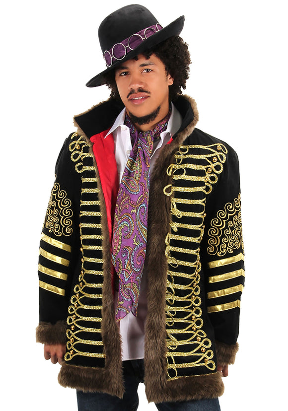 Jimi Hendrix Deluxe Jacket Costume for Men | Jimi Hendrix Costume