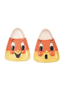 Johanna Parker Candy Corn Set of 2 Plate Set