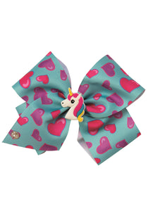 JoJo Siwa Blue Bow with Charm Accessory