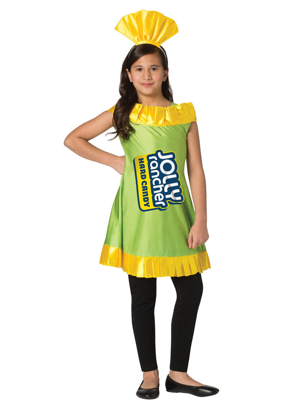 Apple Jolly Rancher Costume for Girls