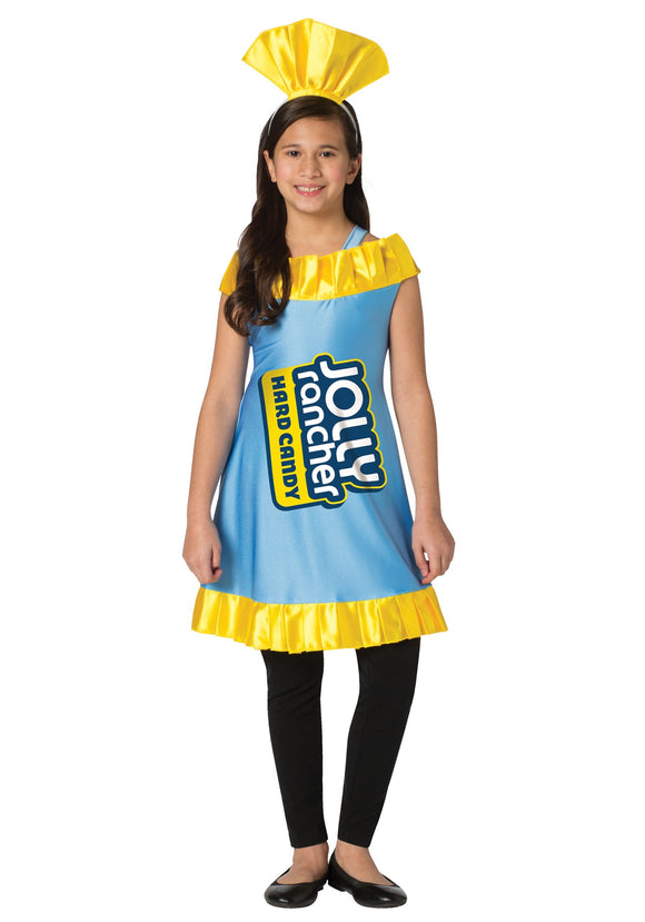 Blue Raspberry Jolly Rancher Costume for Girls