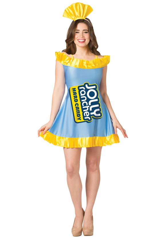 Jolly Rancher Womens Blue Raspberry Jolly Rancher Costume