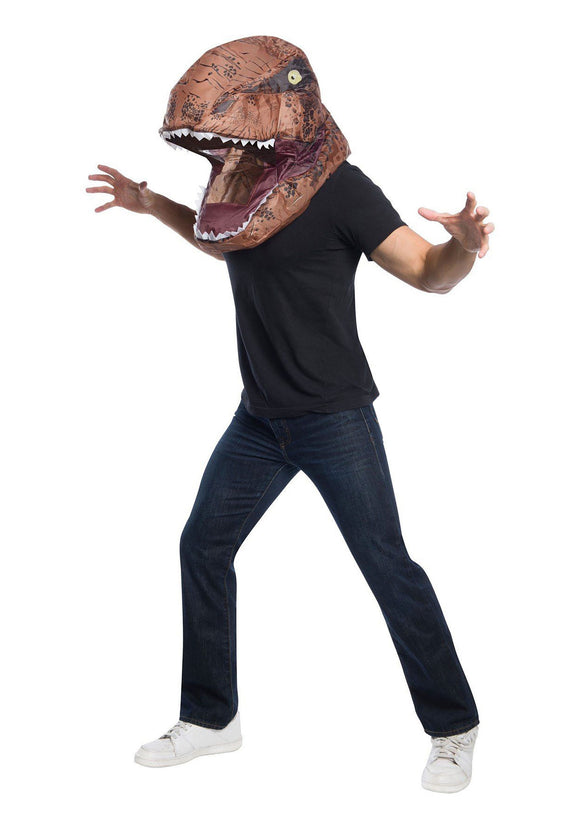 Jurassic World Adult Inflatable T-Rex Mask