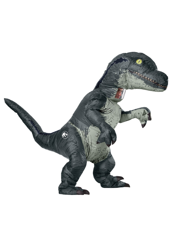 Jurassic World Inflatable Velociraptor Costume for Adults