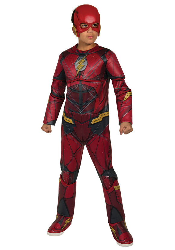 Justice League Deluxe Flash Costume for Boys