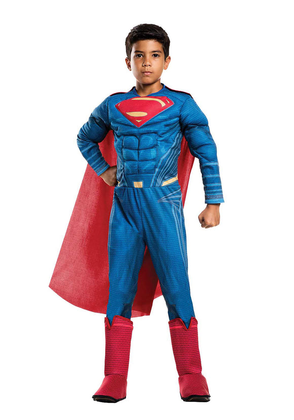 Justice League Deluxe Superman Costume for Boys