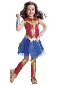 Justice League Deluxe Wonder Woman Costume for Girls