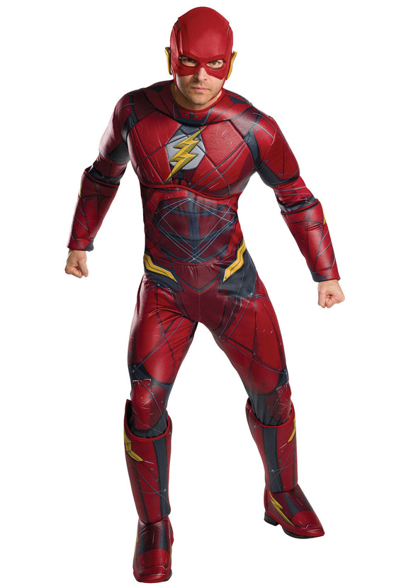 Justice League Adult Deluxe Flash Costume