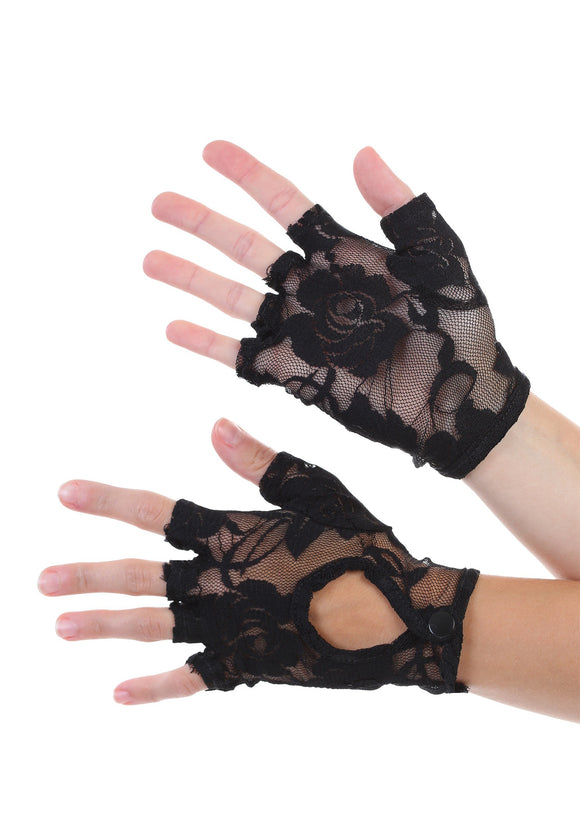 Fingerless Lace Gloves for Women