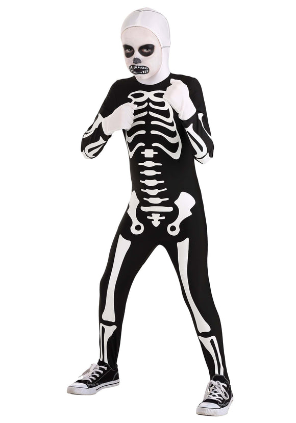 Authentic Karate Kid Skeleton Kid's Suit