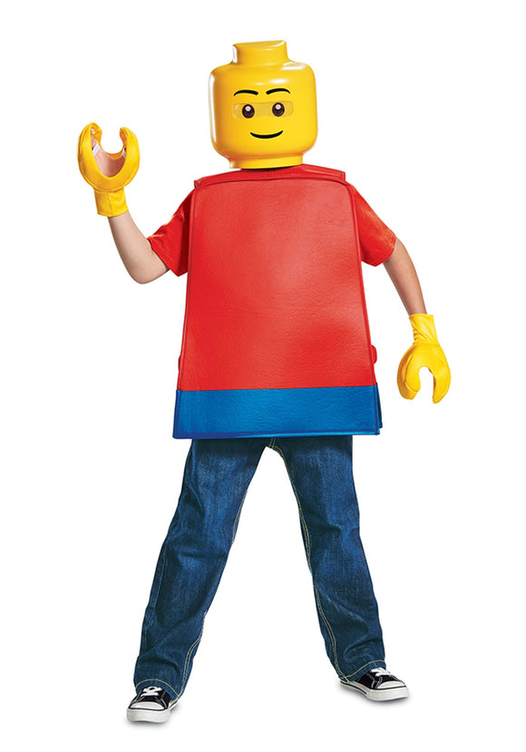 Basic Lego Guy Kids Costume