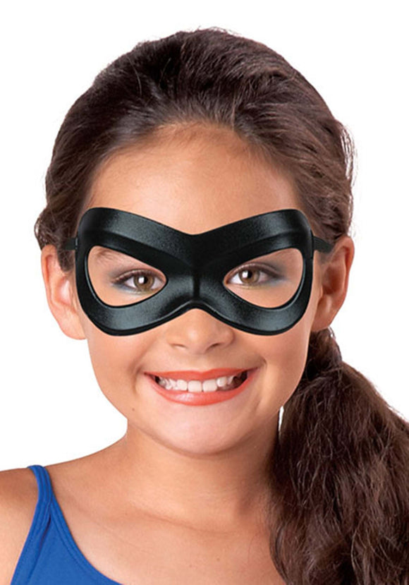 Kid's Black Superhero Eye Mask
