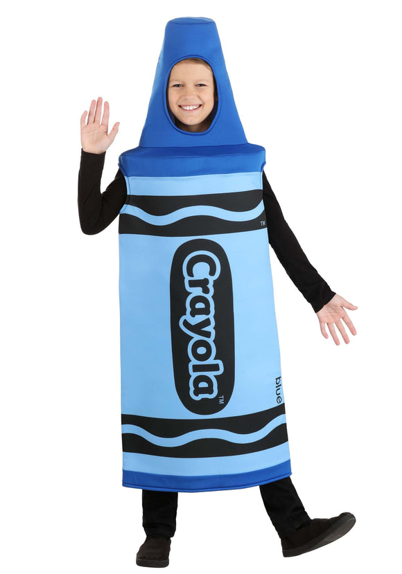 Blue Crayola Crayon Costume for Kid's