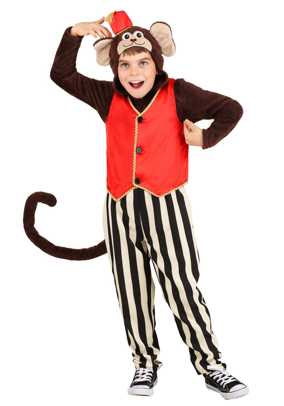 Circus Monkey Costume For Kids