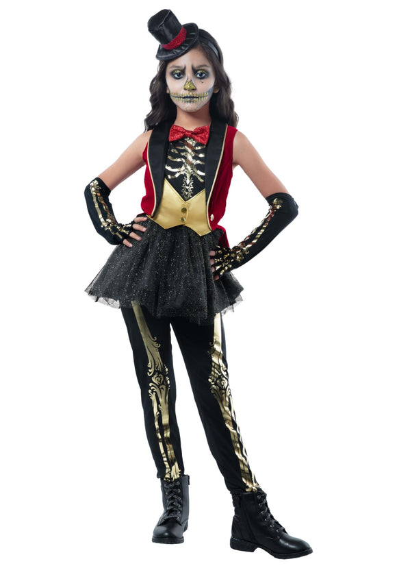 Circus Skeleton Kid's Costume
