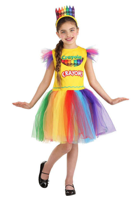 Crayon Box Costume Dress for Kid's