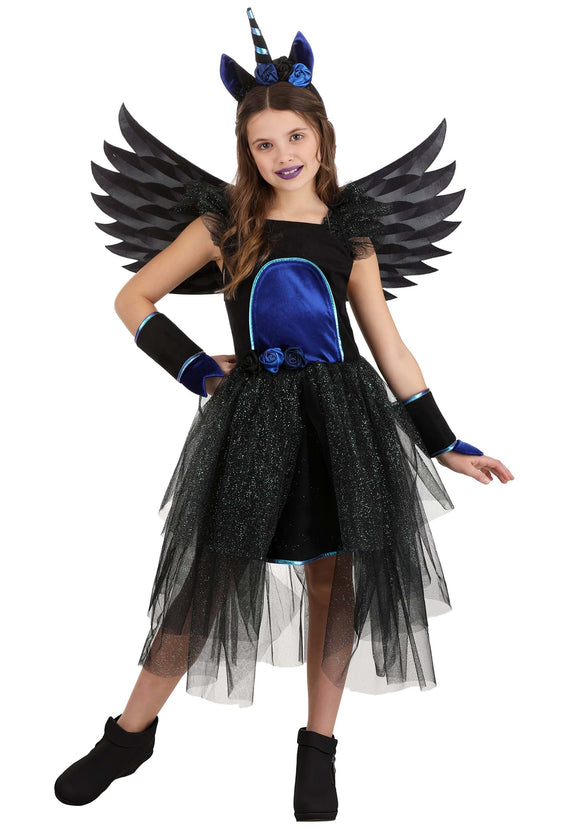 Dark Unicorn Kid's Costume