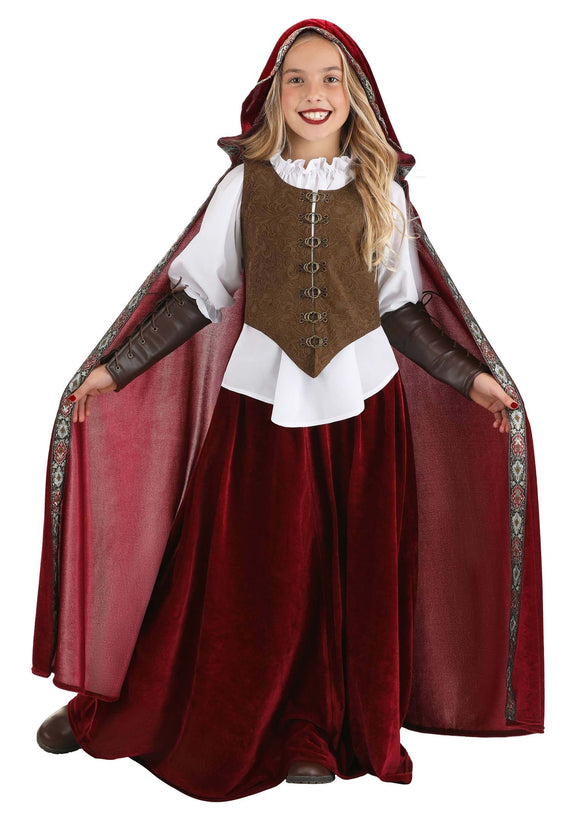 Deluxe Red Riding Hood Kid's Costume