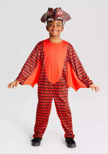 Red Fiery Dragon Costume for Kids