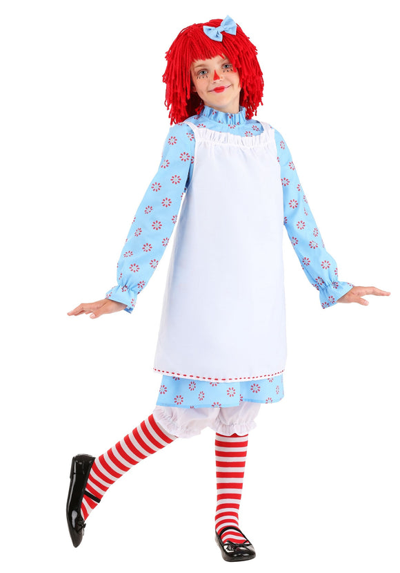 Exclusive Raggedy Ann Costume for Kid's