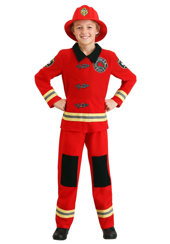 Friendly Firefighter Costume for Kids