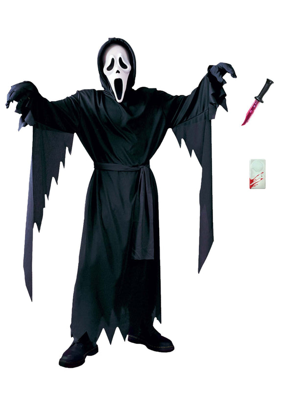 Ghost Face Kid's Costume Set