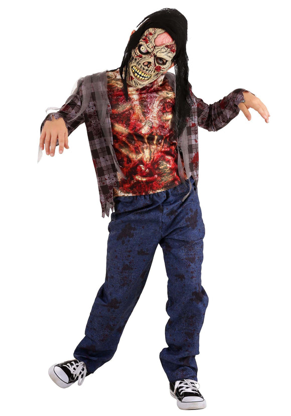 Ghoulish Zombie Kid's Costume