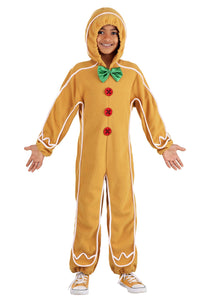 Gingerbread Man Onesie Costume for Kid's