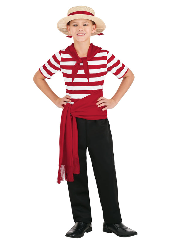 Venice Gondolier Kid's Costume