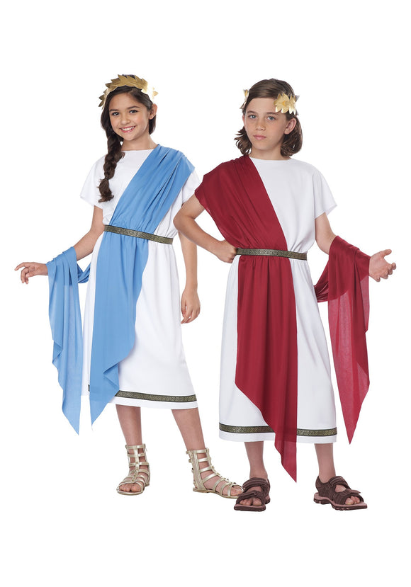 Greek Toga Costume for Kids