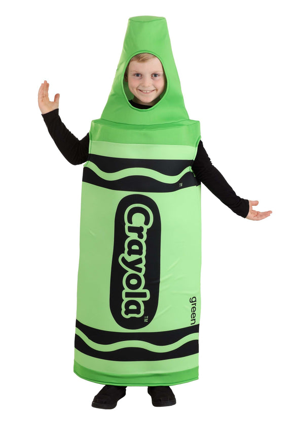 Green Crayola Kid's Crayon Costume
