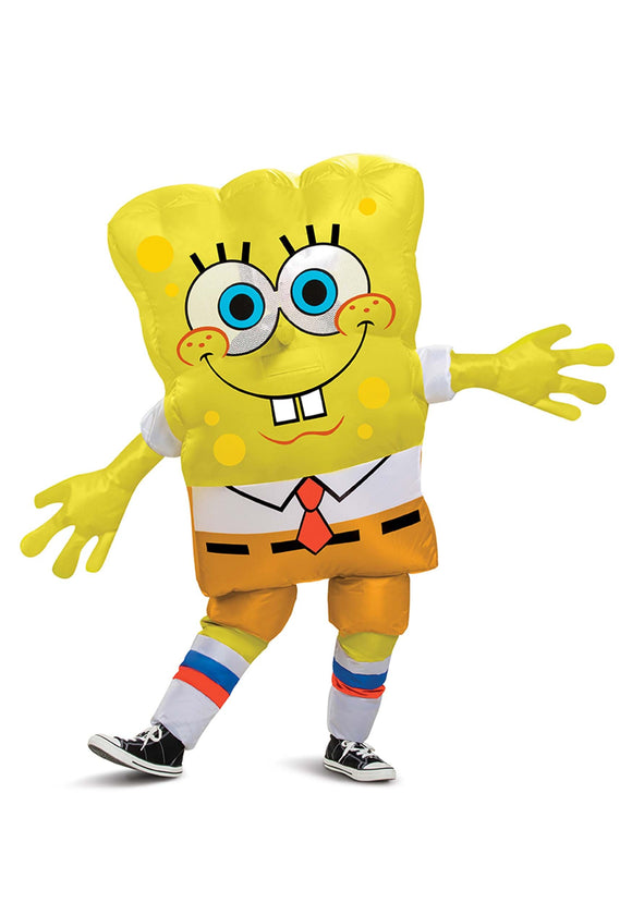 Inflatable Spongebob Squarepants Kids Costume