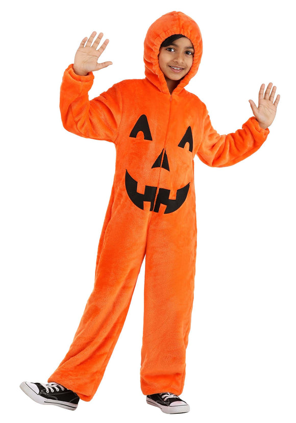 Kid's Jack O' Lantern Onesie Costume