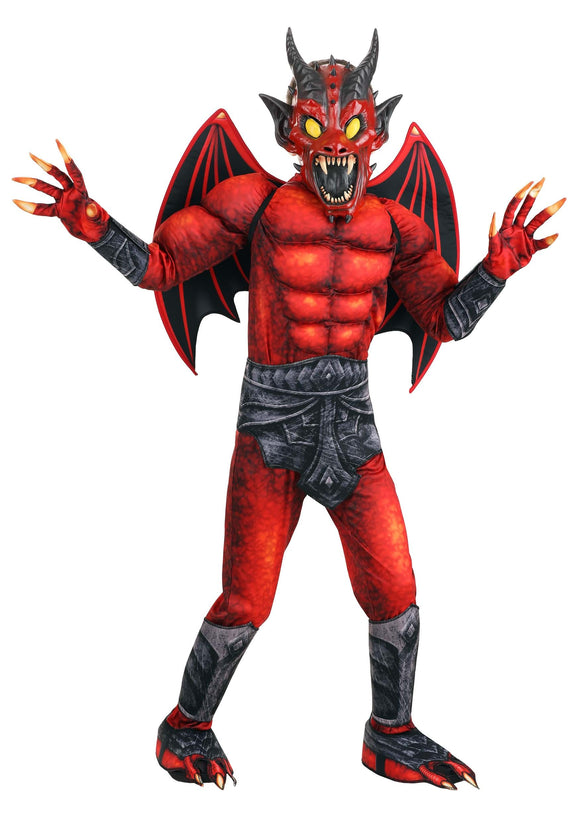 Kid's Malevolent Red Demon Costume