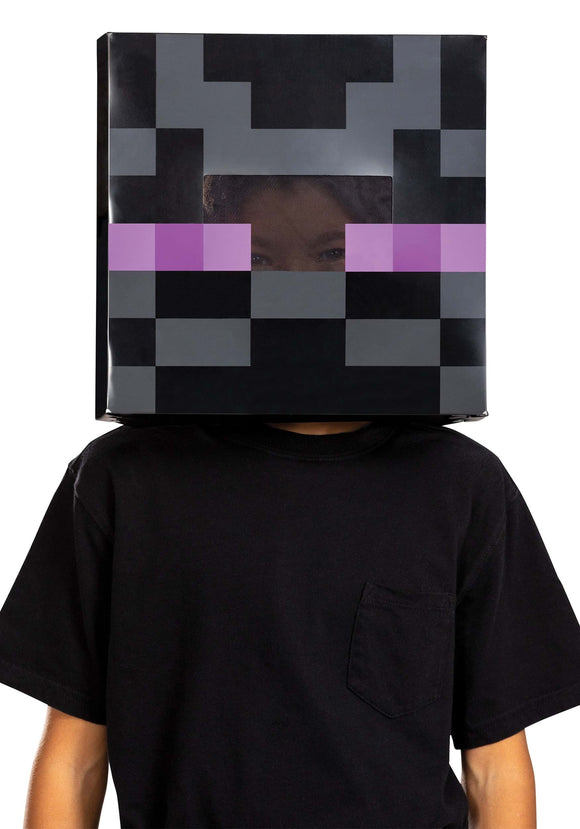 Kid's Minecraft Enderman Costume Mask
