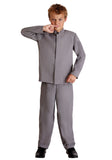 Kids Mini Grey Suit Costume