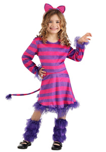 Mischievous Cheshire Cat Girl's Costume